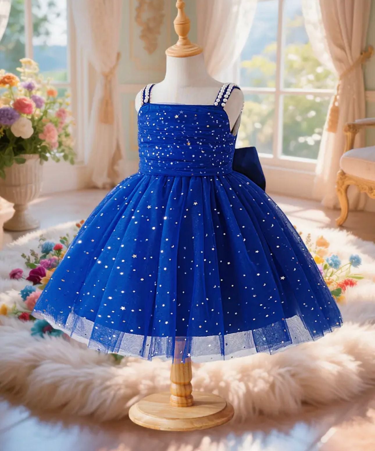 ROBE DE PRINCESSE BLEU