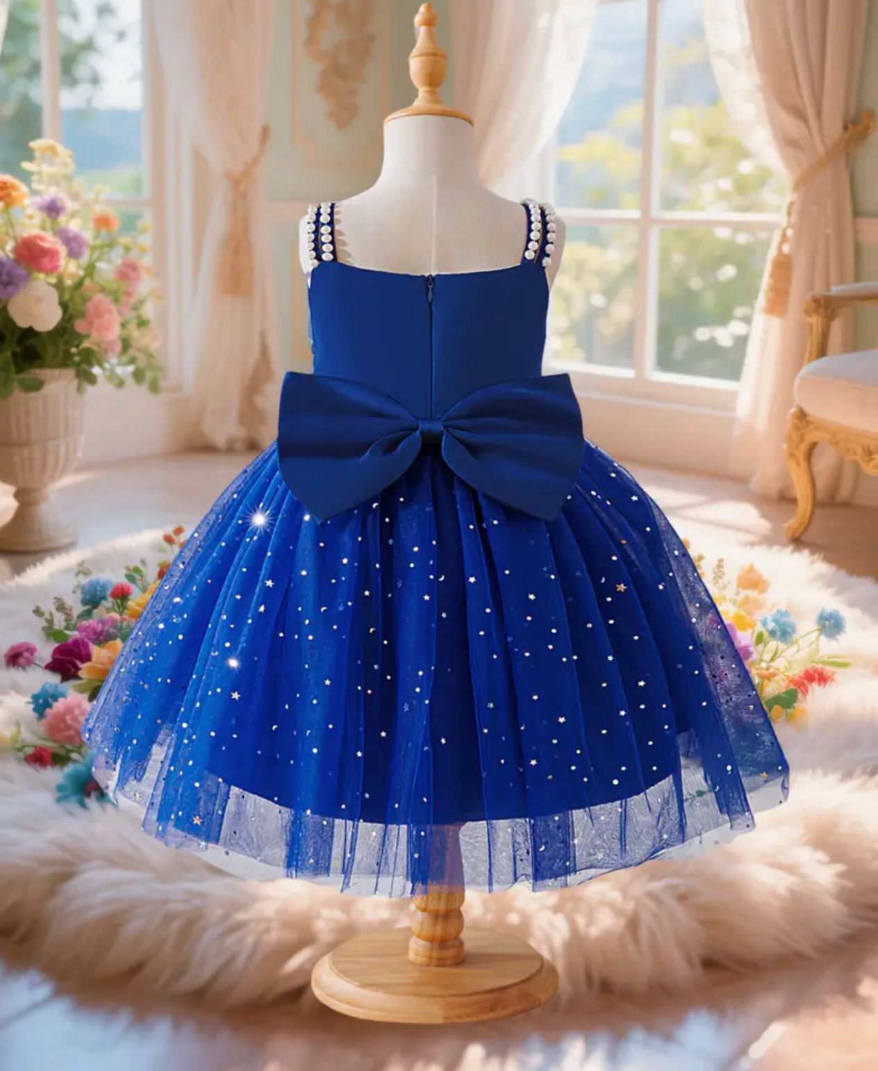 ROBE DE PRINCESSE BLEU